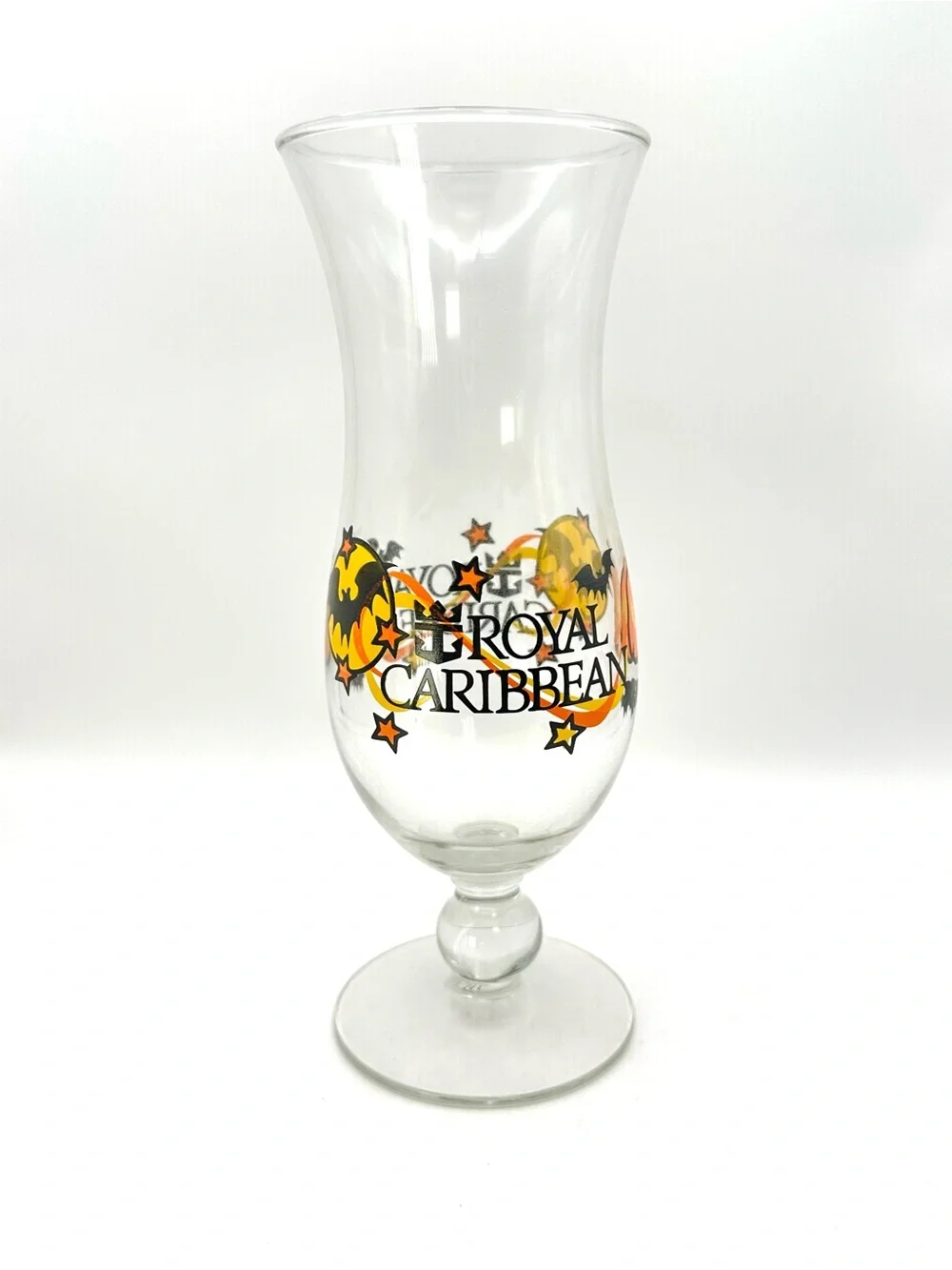 Vintage Royal Caribbean Halloween Daiquiri Hurricane Glasses Set Of 2